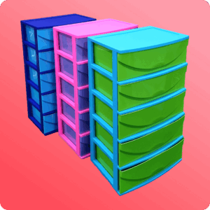 Organizador tipo cómoda