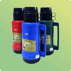 Termos con doble taza