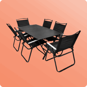 Juego de mesa con sillas